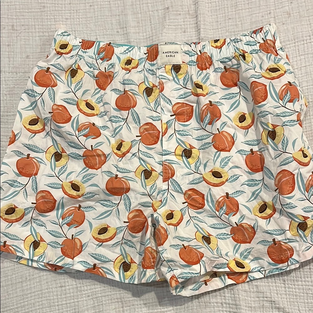 American Eagle Outfitters Women's Floral Print Shorts - Orange and Yellow